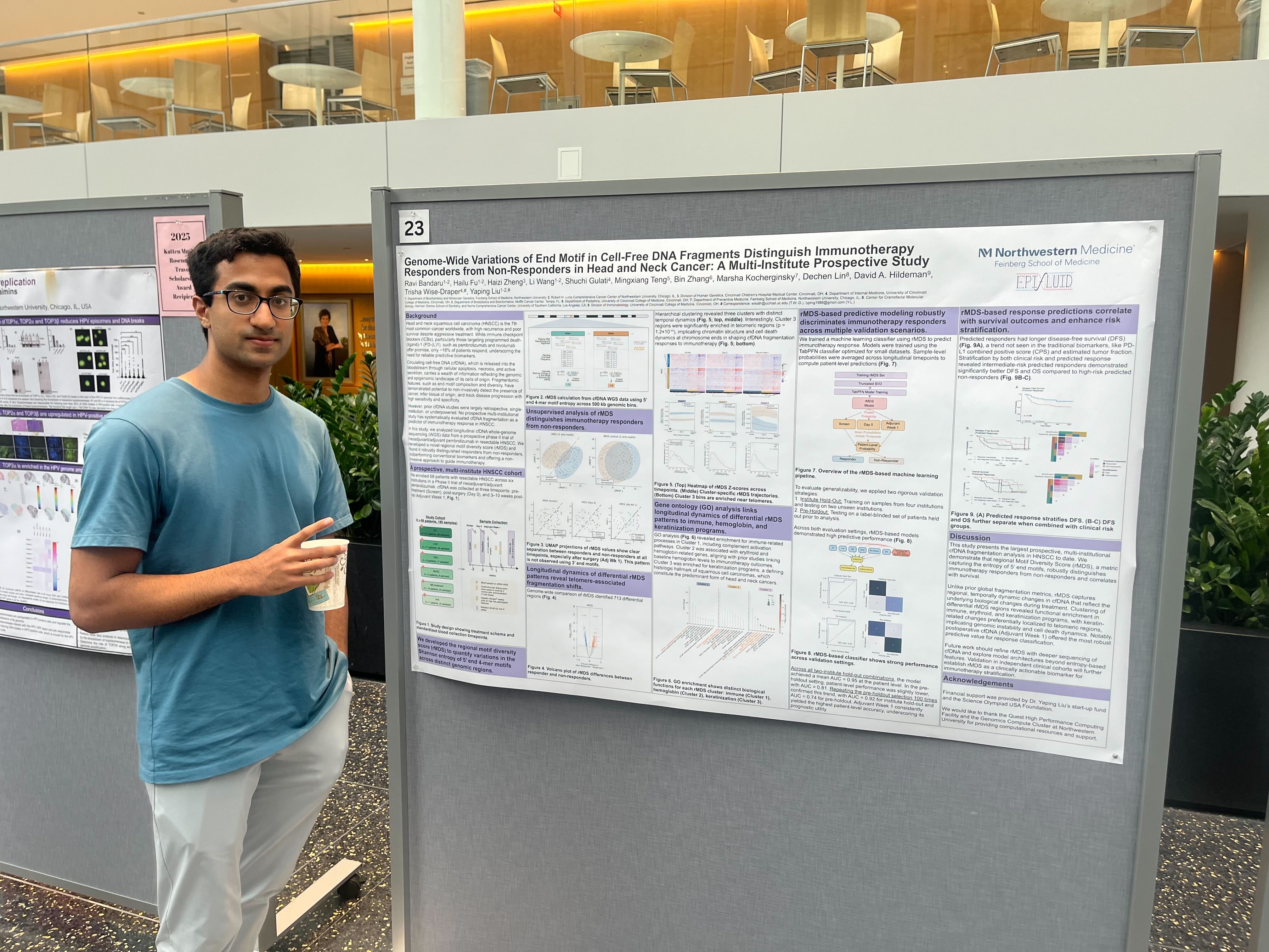 Ravi presents at Lurie Cancer Symposium